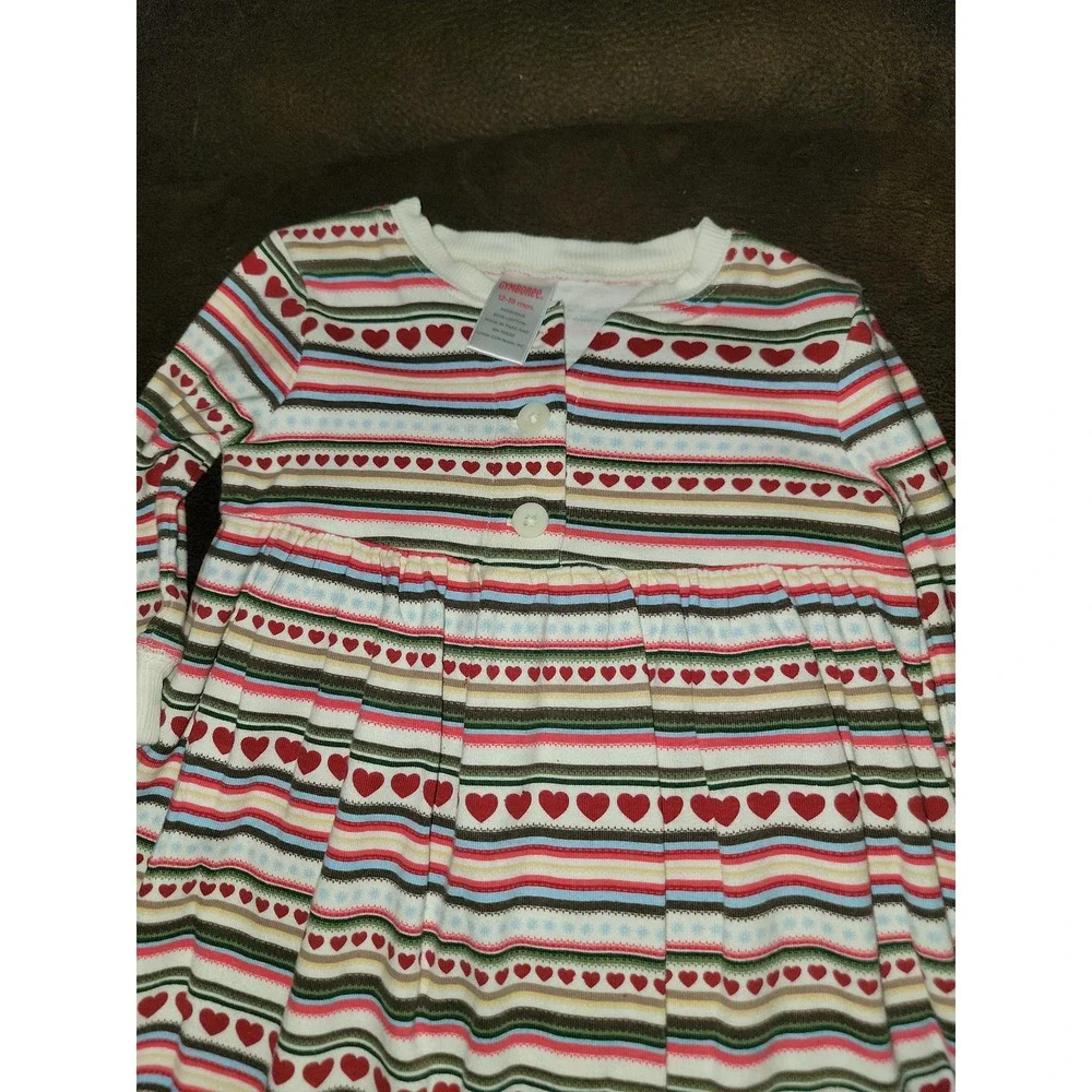 Gymboree mountain cabin striped dress size 12‎ 18 months